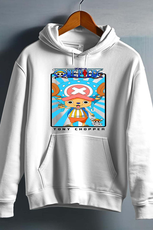 COULEUR:Blanc|Sweat Capuche Homme | Card CHOPPER 01 Blanc