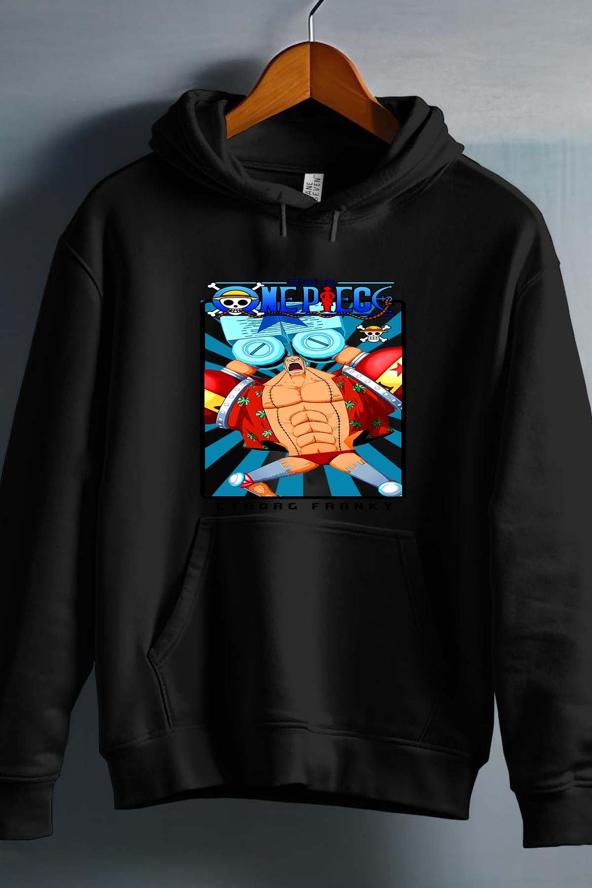COULEUR:Noir|Sweat Capuche Garçon | Card FRANKY 01 Noir