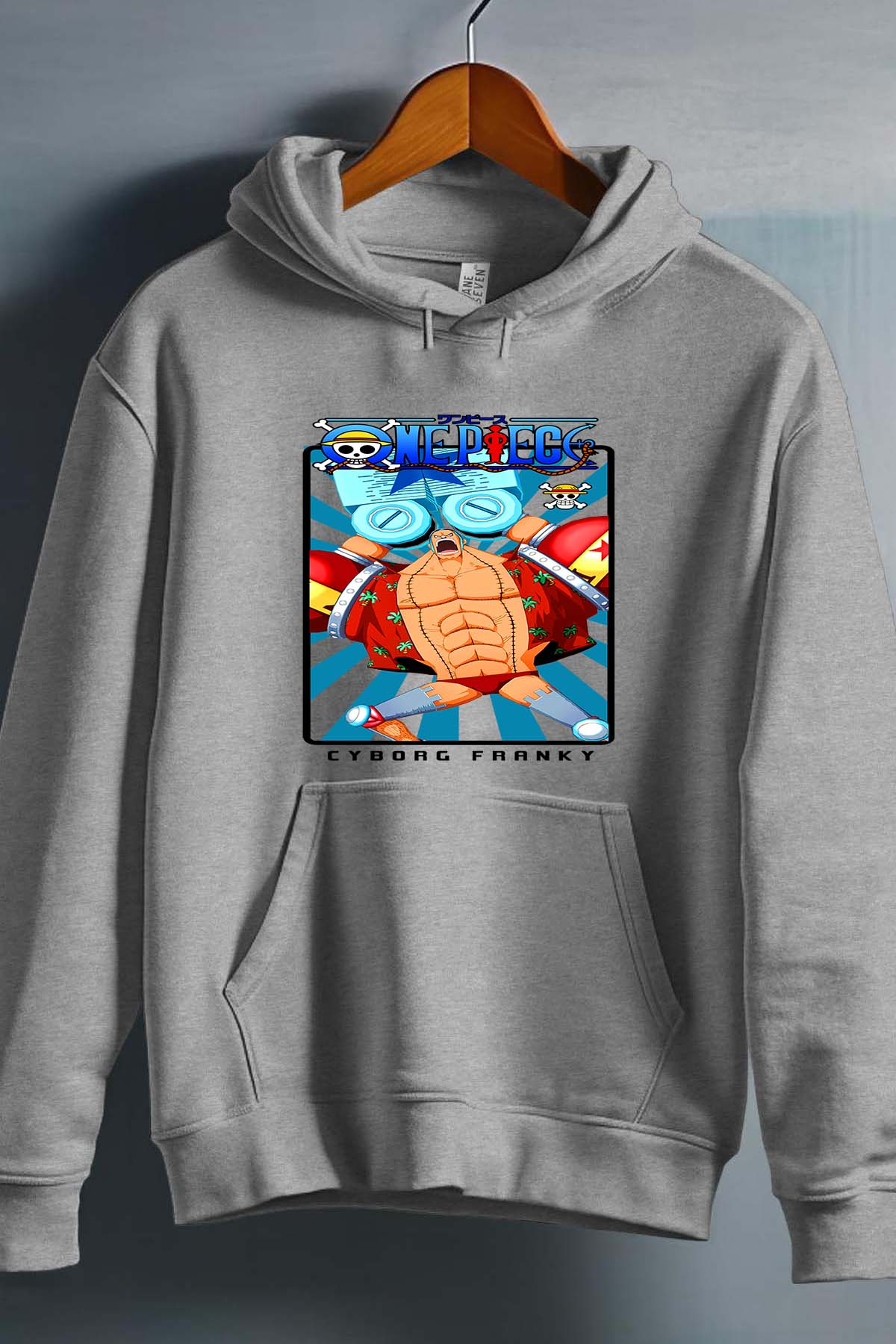 COULEUR:Gris|Sweat Capuche Homme | Card FRANKY 01 Gris