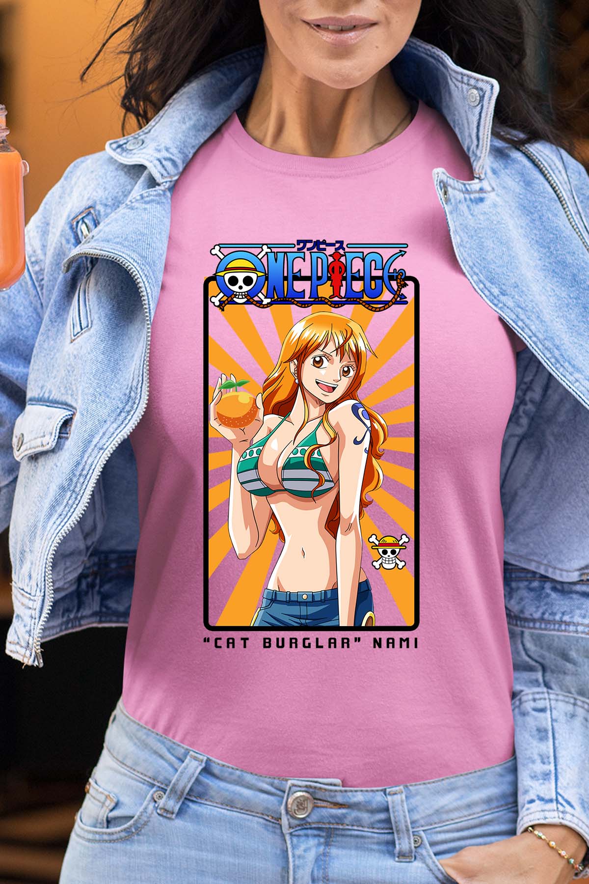 COULEUR:Rose|T-shirt Femme | Card NAMI 01 Rose