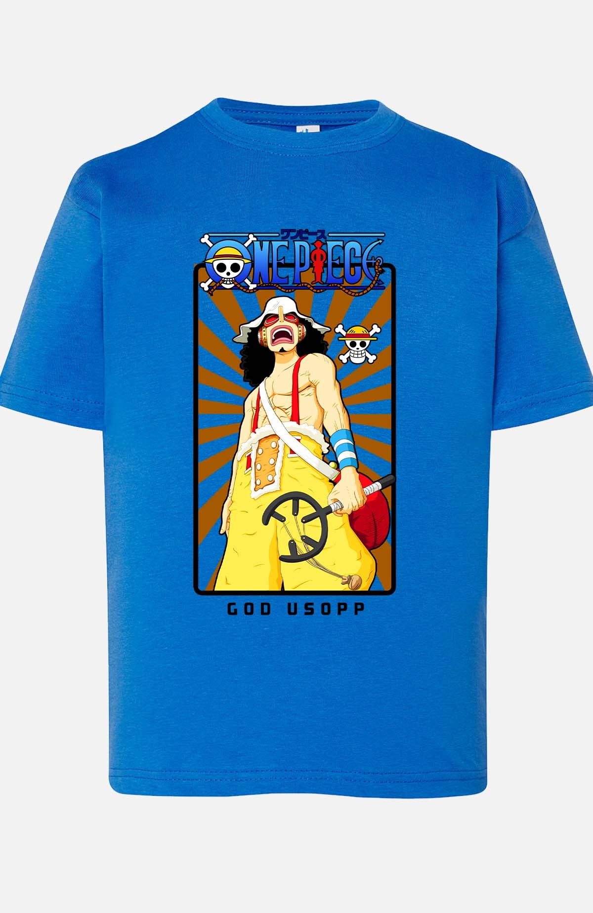 COULEUR:Bleu Roi|T-shirt Garçon | Card USOPP 01 Bleu Roi