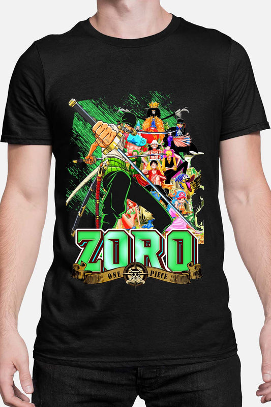 COULEUR:Noir|T-shirt Homme | Card ZORO 02 Noir