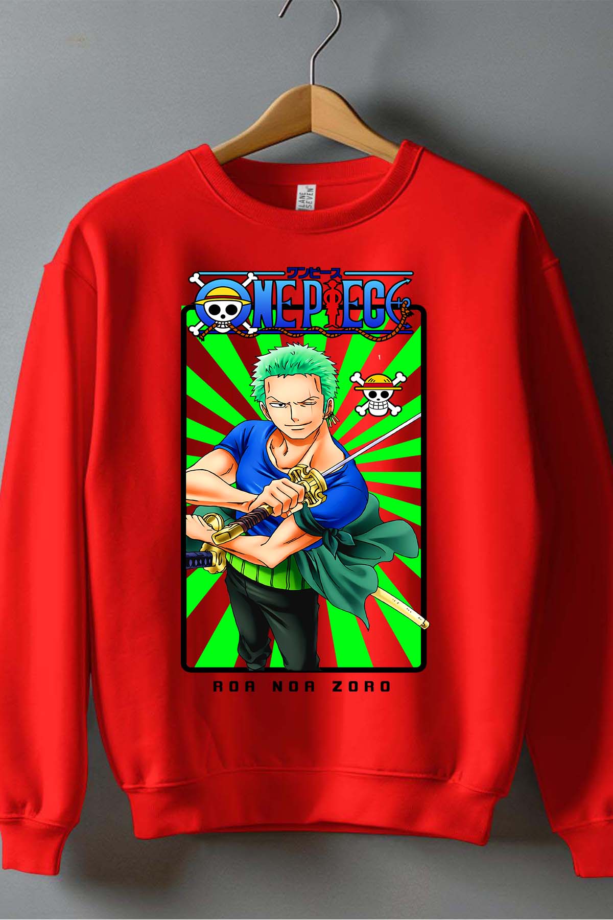 COULEUR:Rouge|Sweat Col Rond Garçon | Card ZORRO 01 Rouge