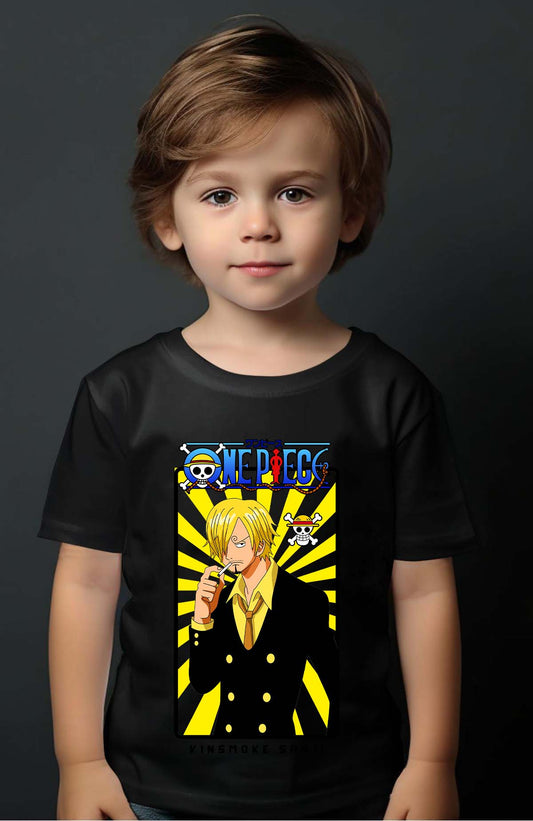 COULEUR:Noir|T-shirt Garçon | Card sanji 01 Noir