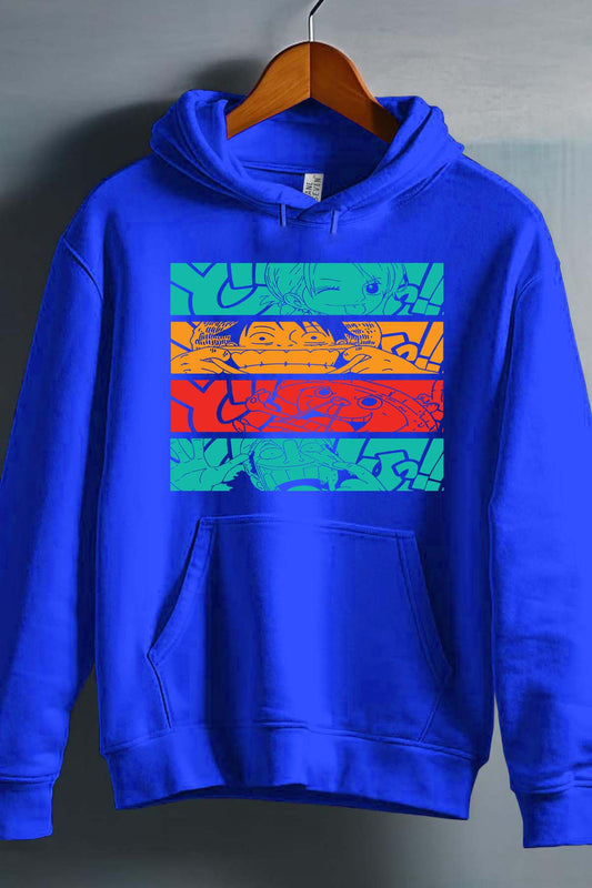 COULEUR:Bleu Roi|Sweat Capuche Homme | Crazy crew Bleu Roi