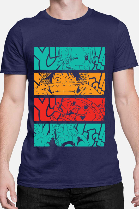 COULEUR:Marine|T-shirt Homme | Crazy crew Marine