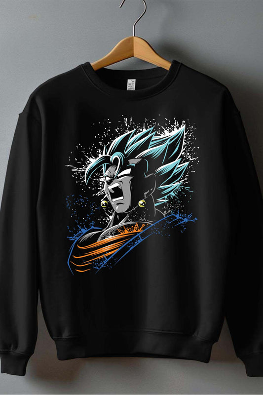 COULEUR:Noir|Sweat Col Rond Garçon | DBZ 41 Noir