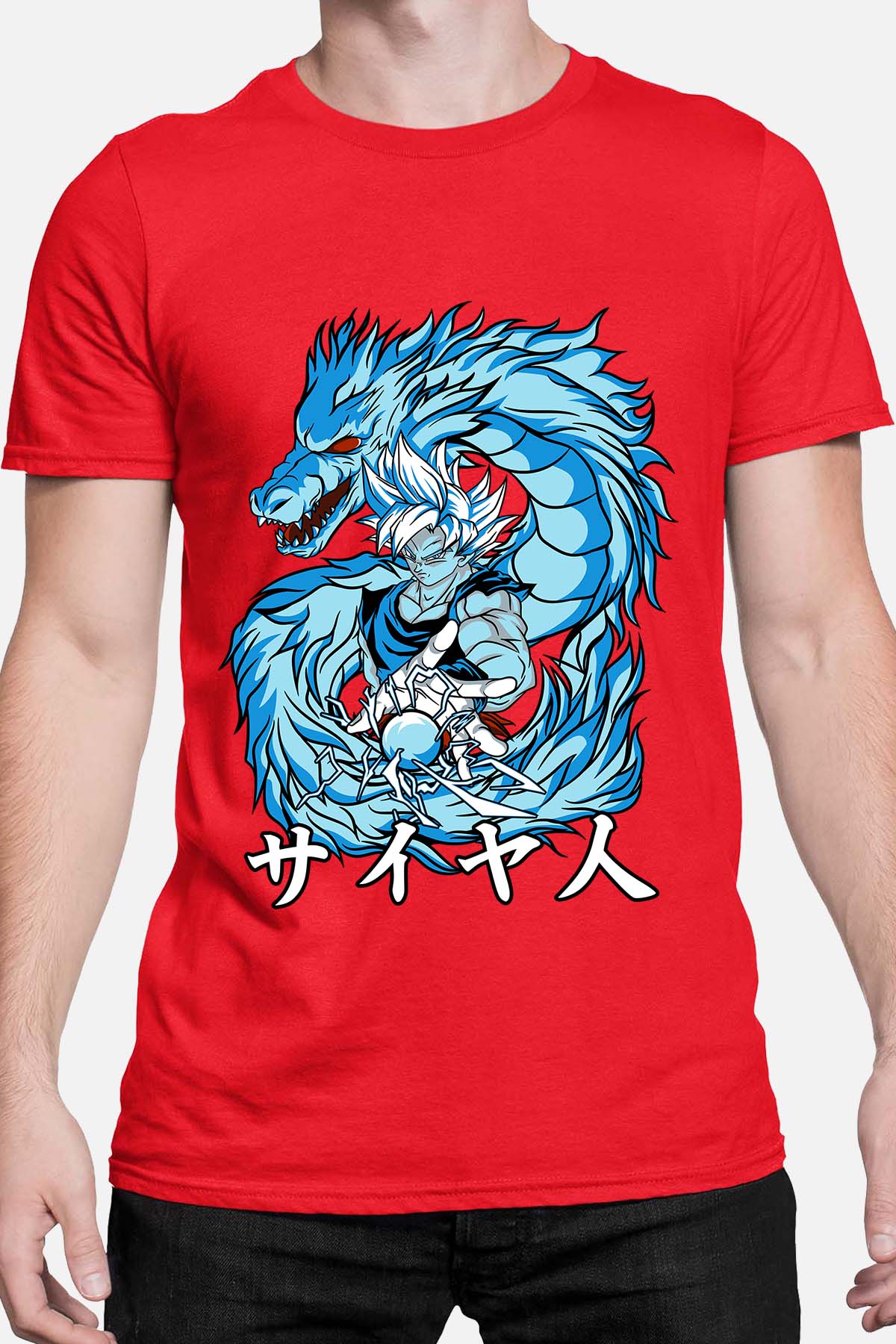 COULEUR:Rouge|T-shirt Homme | DBZ 5 Rouge