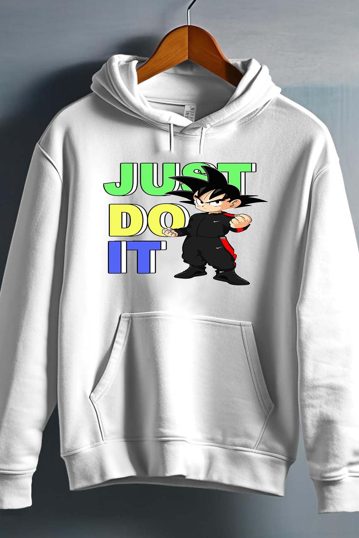 COULEUR:Blanc|Sweat Capuche Garçon | DBZ JDI color Blanc