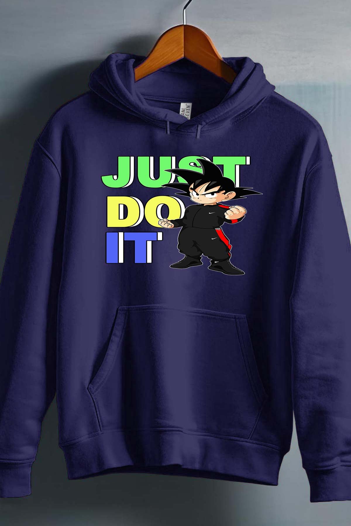 COULEUR:Marine|Sweat Capuche Garçon | DBZ JDI color Marine
