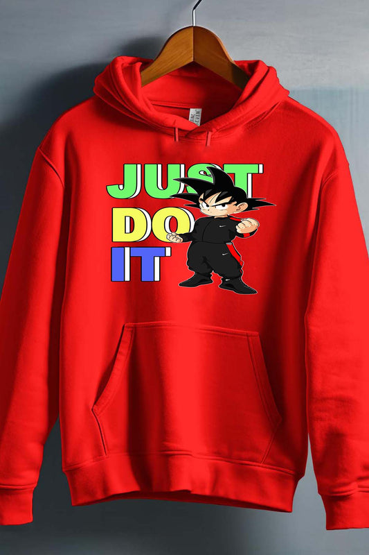 COULEUR:Rouge|Sweat Capuche Garçon | DBZ JDI color Rouge