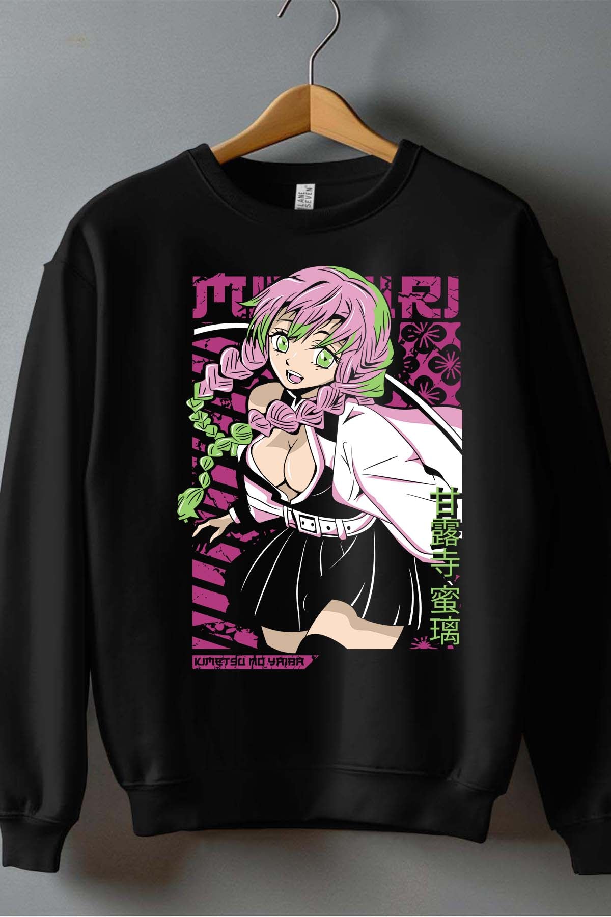 COULEUR:Noir|Sweat Col Rond Homme | DEMONS SLAYER 10 Noir