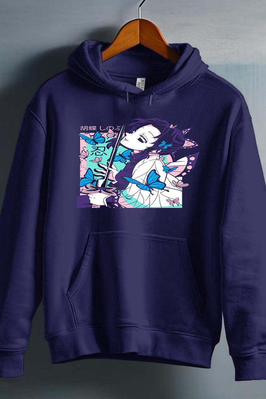 COULEUR:Marine|Sweat Capuche Homme | DEMONS SLAYER 11 Marine