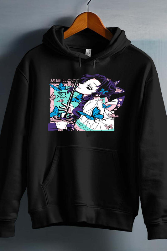 COULEUR:Noir|Sweat Capuche Homme | DEMONS SLAYER 11 Noir