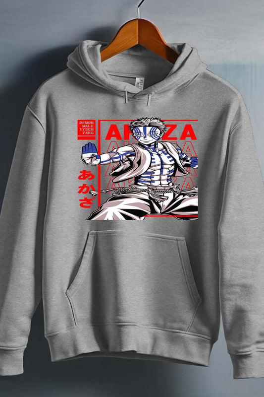 COULEUR:Gris|Sweat Capuche Homme | DEMONS SLAYER 12 Gris