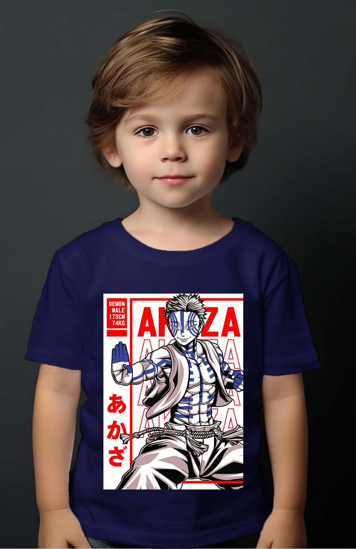 COULEUR:Marine|T-shirt Garçon | DEMONS SLAYER 12 Marine
