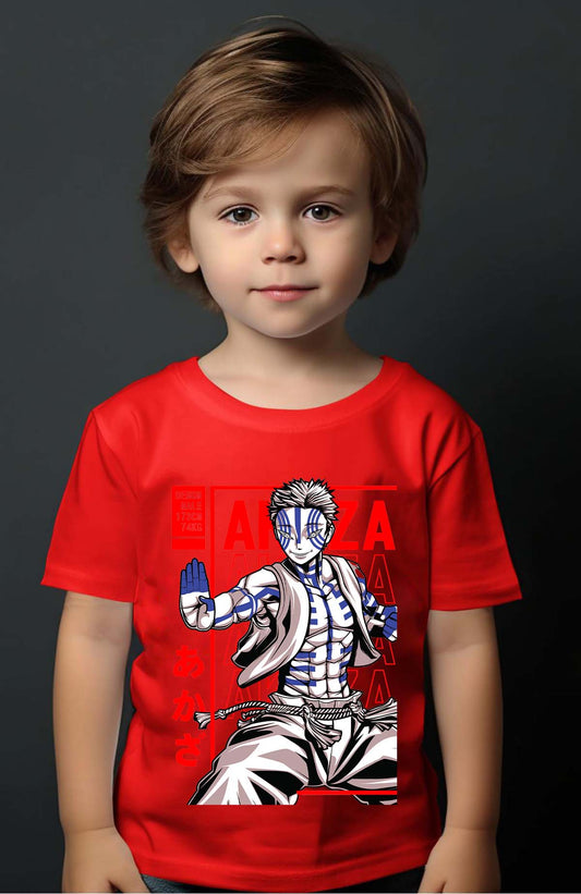 COULEUR:Rouge|T-shirt Garçon | DEMONS SLAYER 12 Rouge