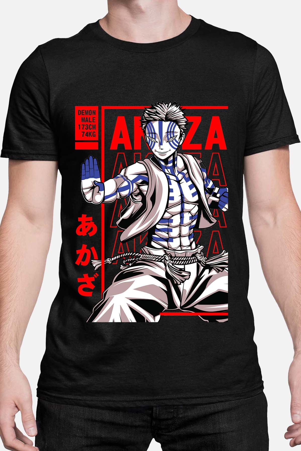 COULEUR:Noir|T-shirt Homme | DEMONS SLAYER 12 Noir
