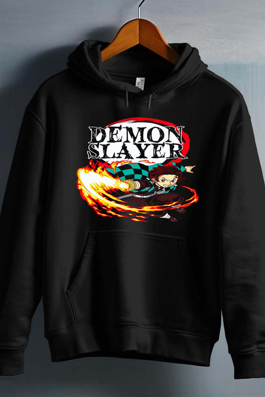 COULEUR:Noir|Sweat Capuche Homme | DEMONS SLAYER 13 Noir