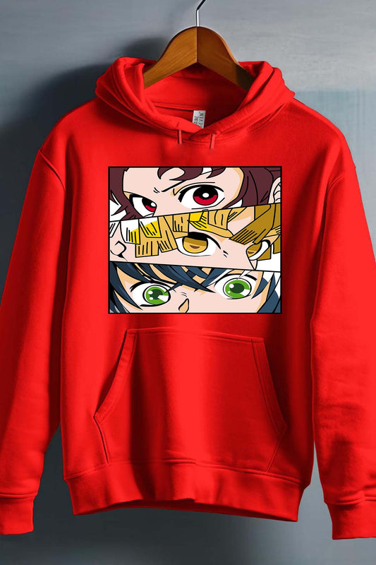 COULEUR:Rouge|Sweat Capuche Garçon | DEMONS SLAYER 14 Rouge