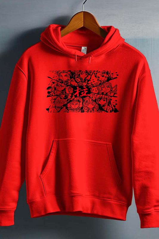 COULEUR:Rouge|Sweat Capuche Garçon | DEMONS SLAYER 16 Rouge