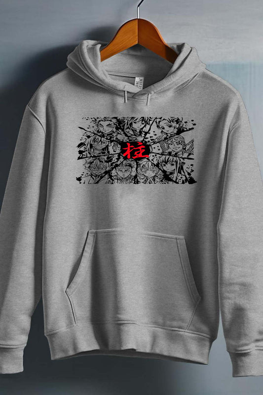 COULEUR:Gris|Sweat Capuche Homme | DEMONS SLAYER 16 Gris