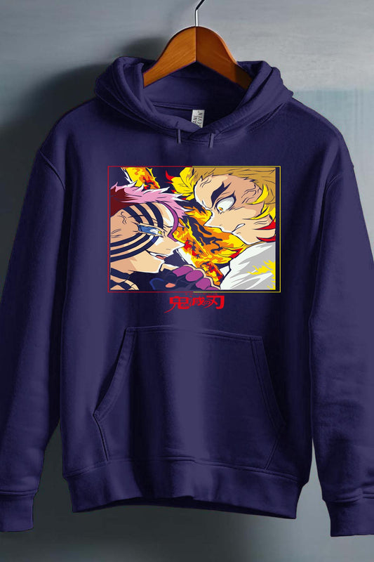 COULEUR:Marine|Sweat Capuche Garçon | DEMONS SLAYER 17 Marine