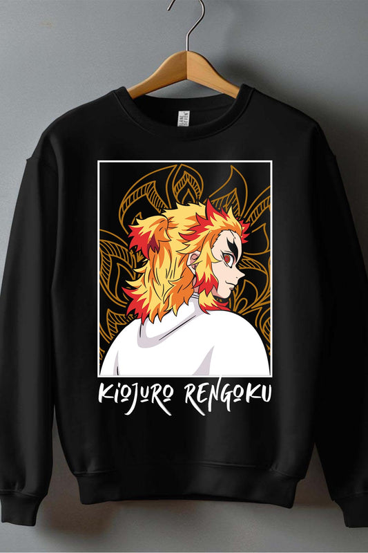 COULEUR:Noir|Sweat Col Rond Homme | DEMONS SLAYER 18 Noir