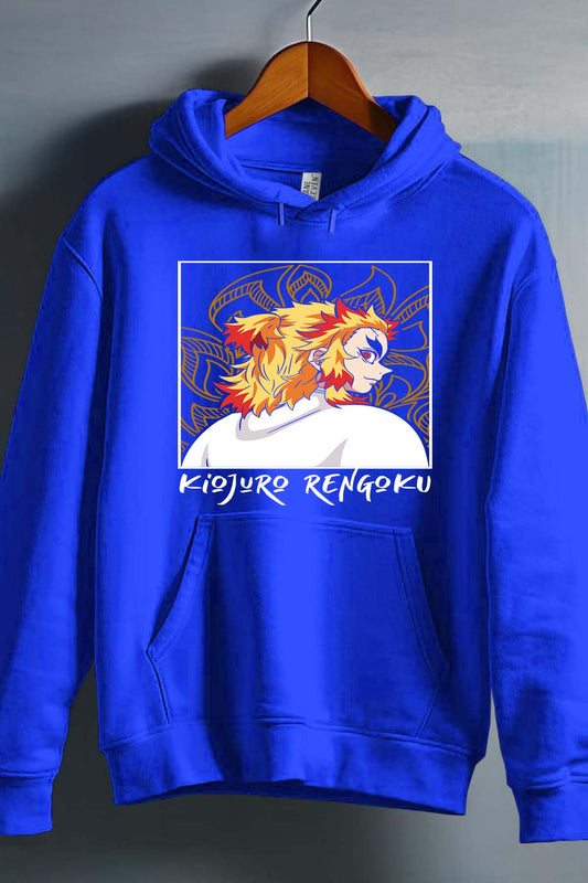 COULEUR:Bleu Roi|Sweat Capuche Homme | DEMONS SLAYER 18 Bleu Roi