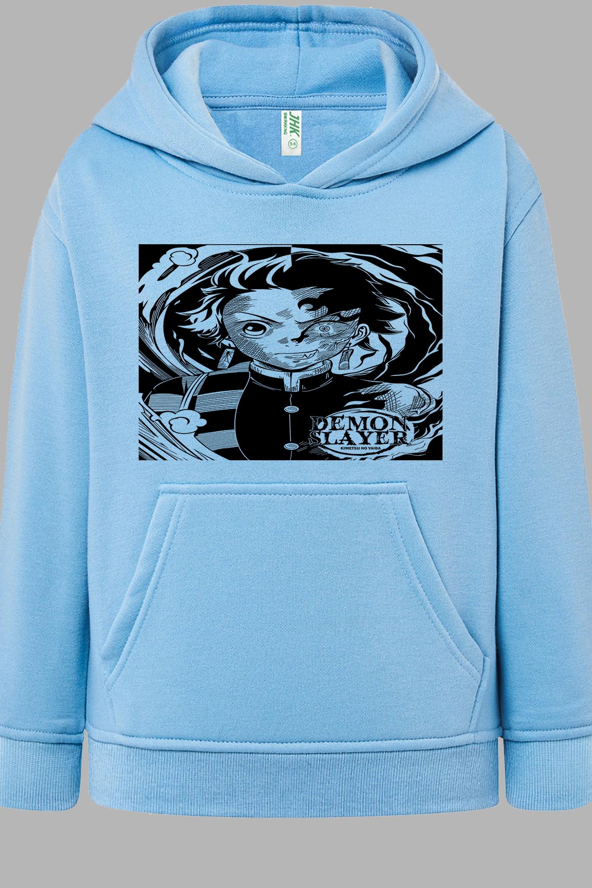 COULEUR:Bleu Ciel|Sweat Capuche Garçon | DEMONS SLAYER 20 Bleu Ciel
