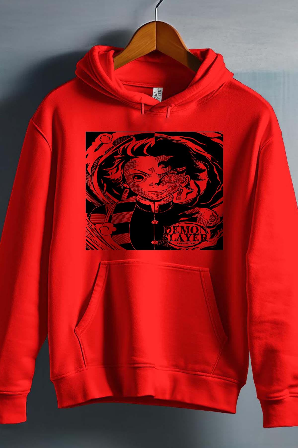 COULEUR:Rouge|Sweat Capuche Garçon | DEMONS SLAYER 20 Rouge