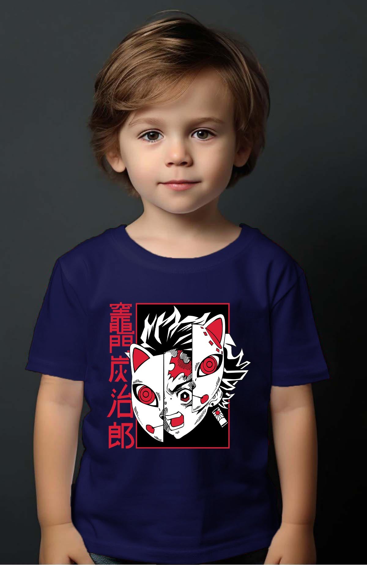 COULEUR:Marine|T-shirt Garçon | DEMONS SLAYER 26 Marine