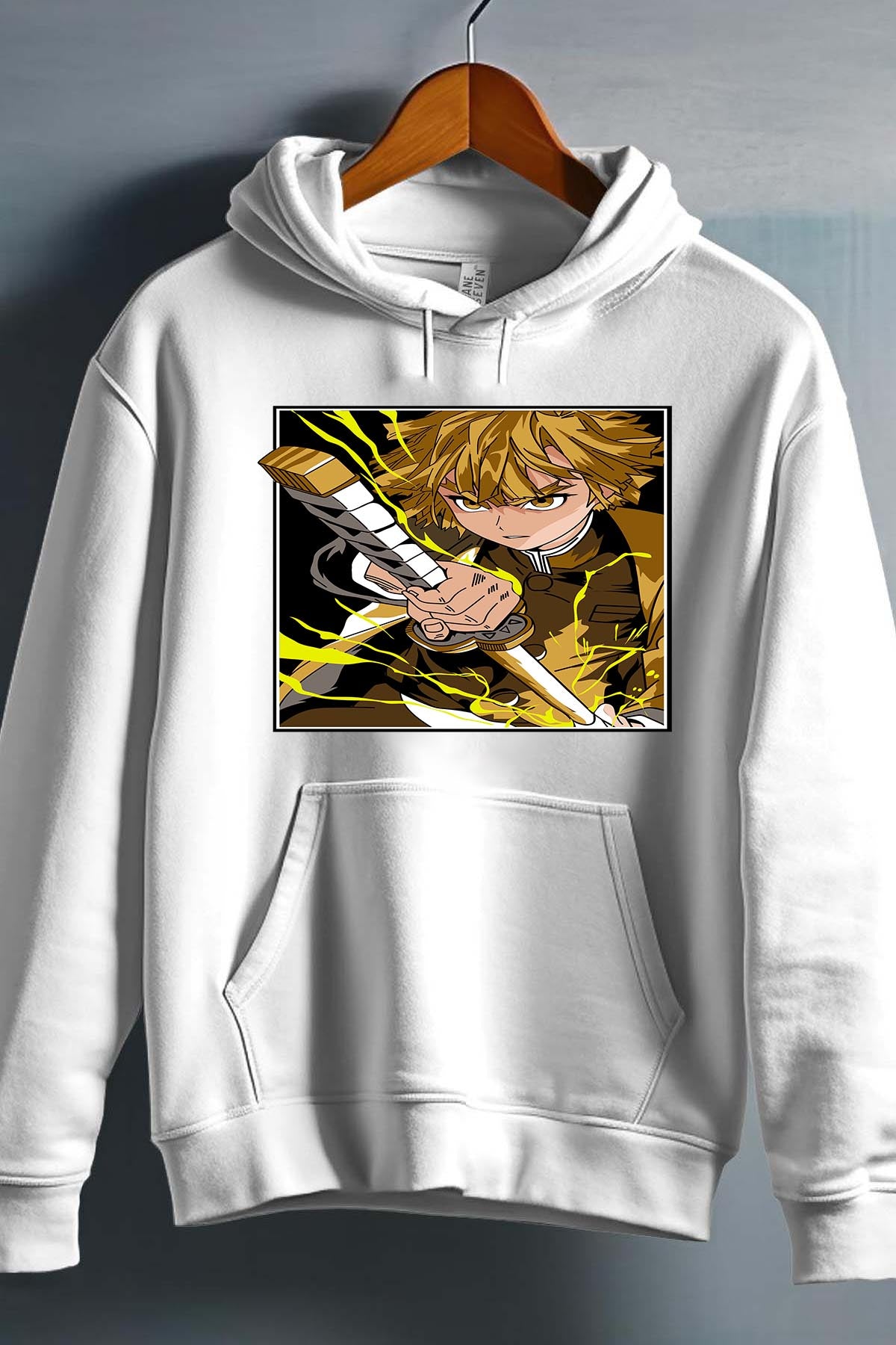 COULEUR:Blanc|Sweat Capuche Garçon | DEMONS SLAYER 27 Blanc