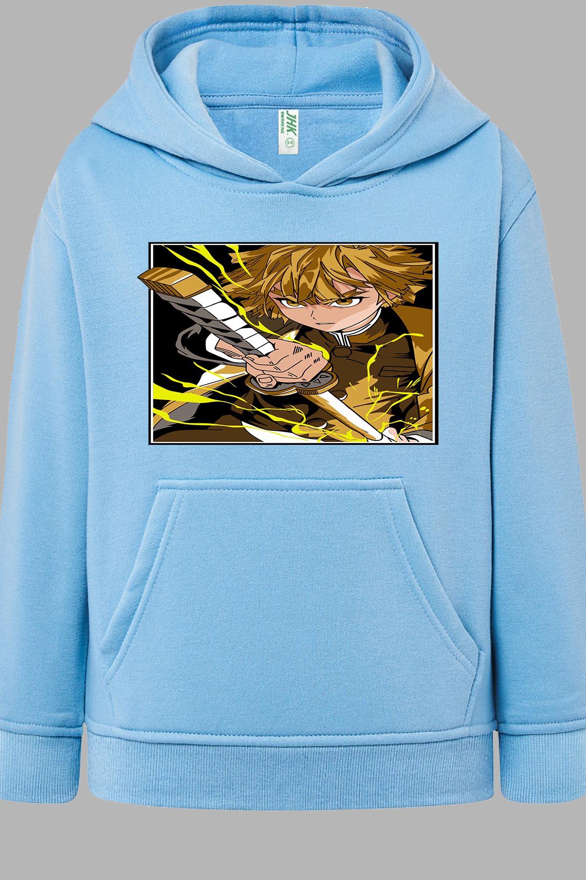 COULEUR:Bleu Ciel|Sweat Capuche Garçon | DEMONS SLAYER 27 Bleu Ciel