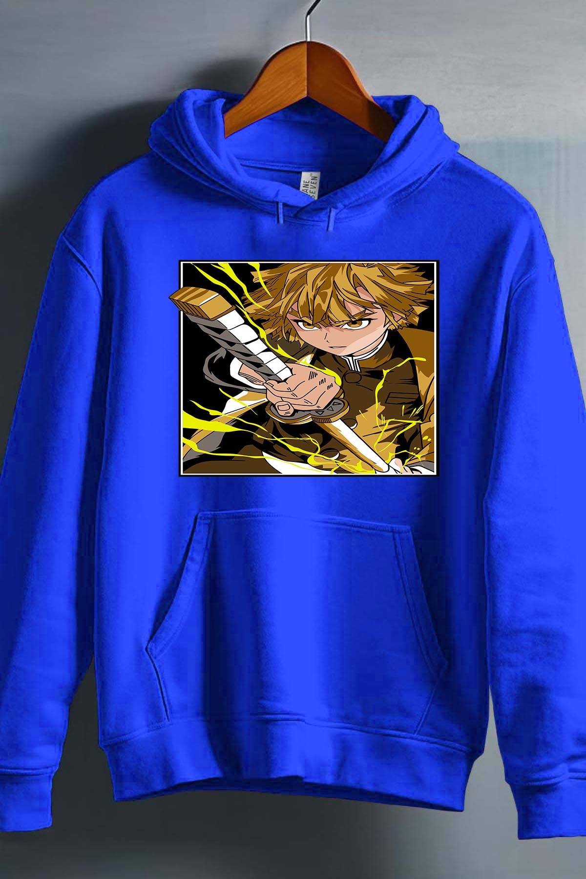 COULEUR:Bleu Roi|Sweat Capuche Garçon | DEMONS SLAYER 27 Bleu Roi