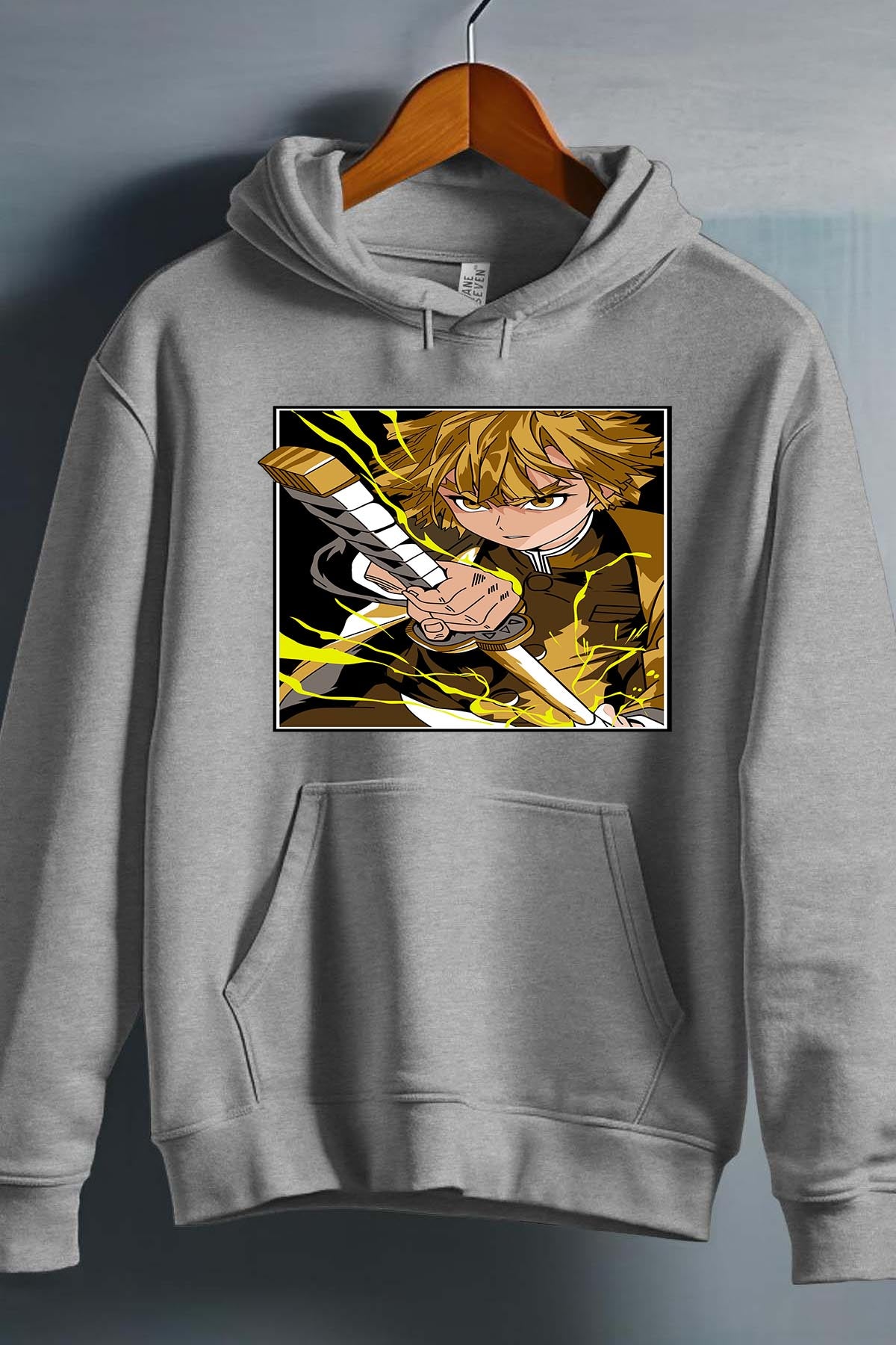 COULEUR:Gris|Sweat Capuche Garçon | DEMONS SLAYER 27 Gris