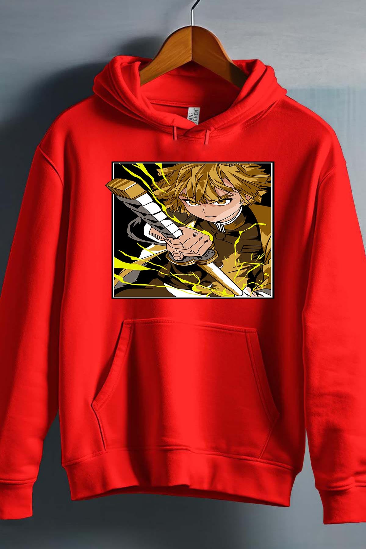 COULEUR:Rouge|Sweat Capuche Garçon | DEMONS SLAYER 27 Rouge
