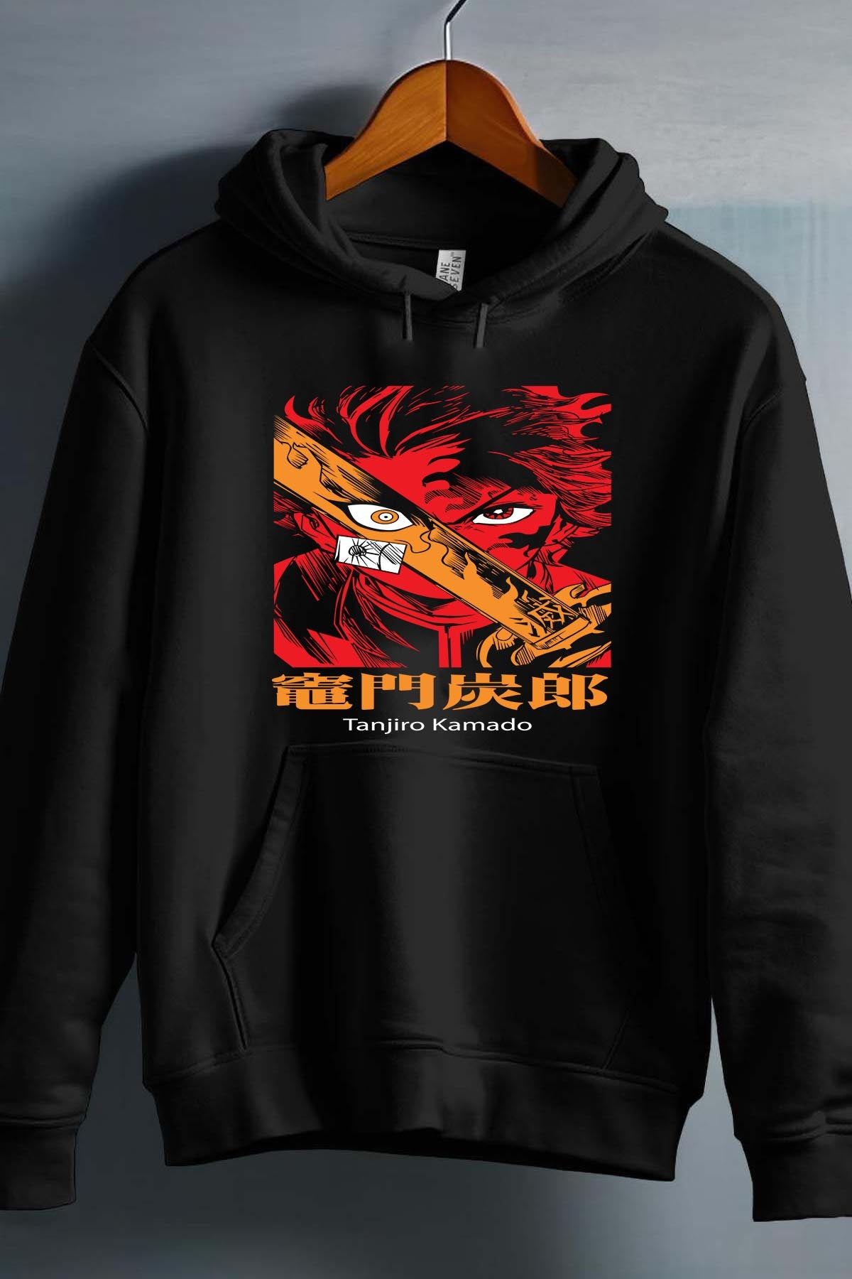 COULEUR:Noir|Sweat Capuche Garçon | DEMONS SLAYER 28 Noir