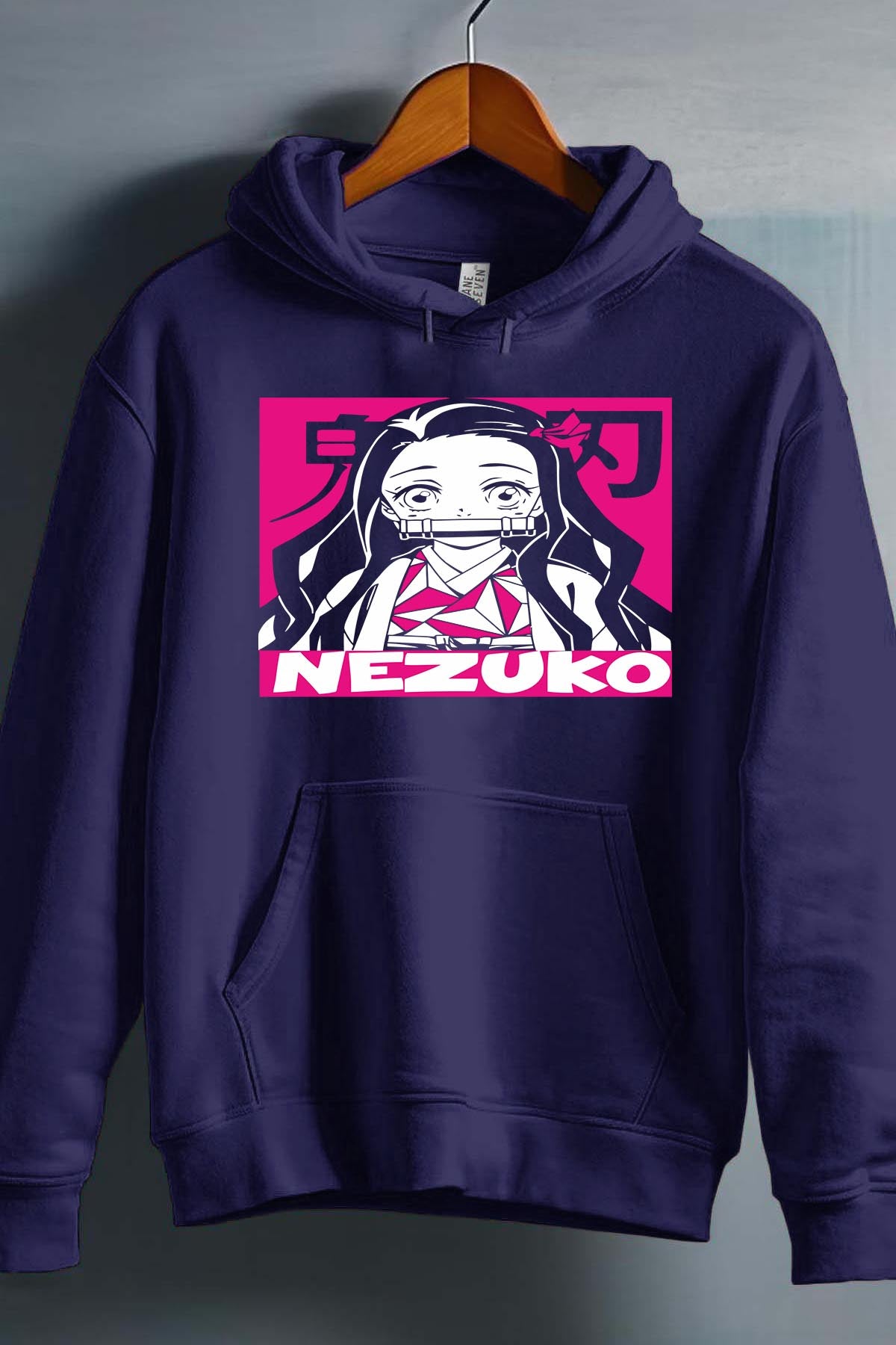 COULEUR:Marine|Sweat Capuche Garçon | DEMONS SLAYER 29 Marine
