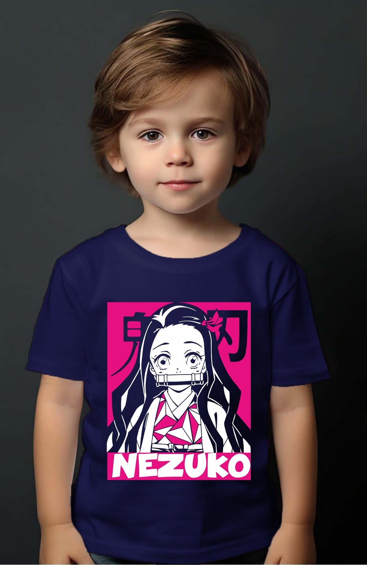 COULEUR:Marine|T-shirt Garçon | DEMONS SLAYER 29 Marine