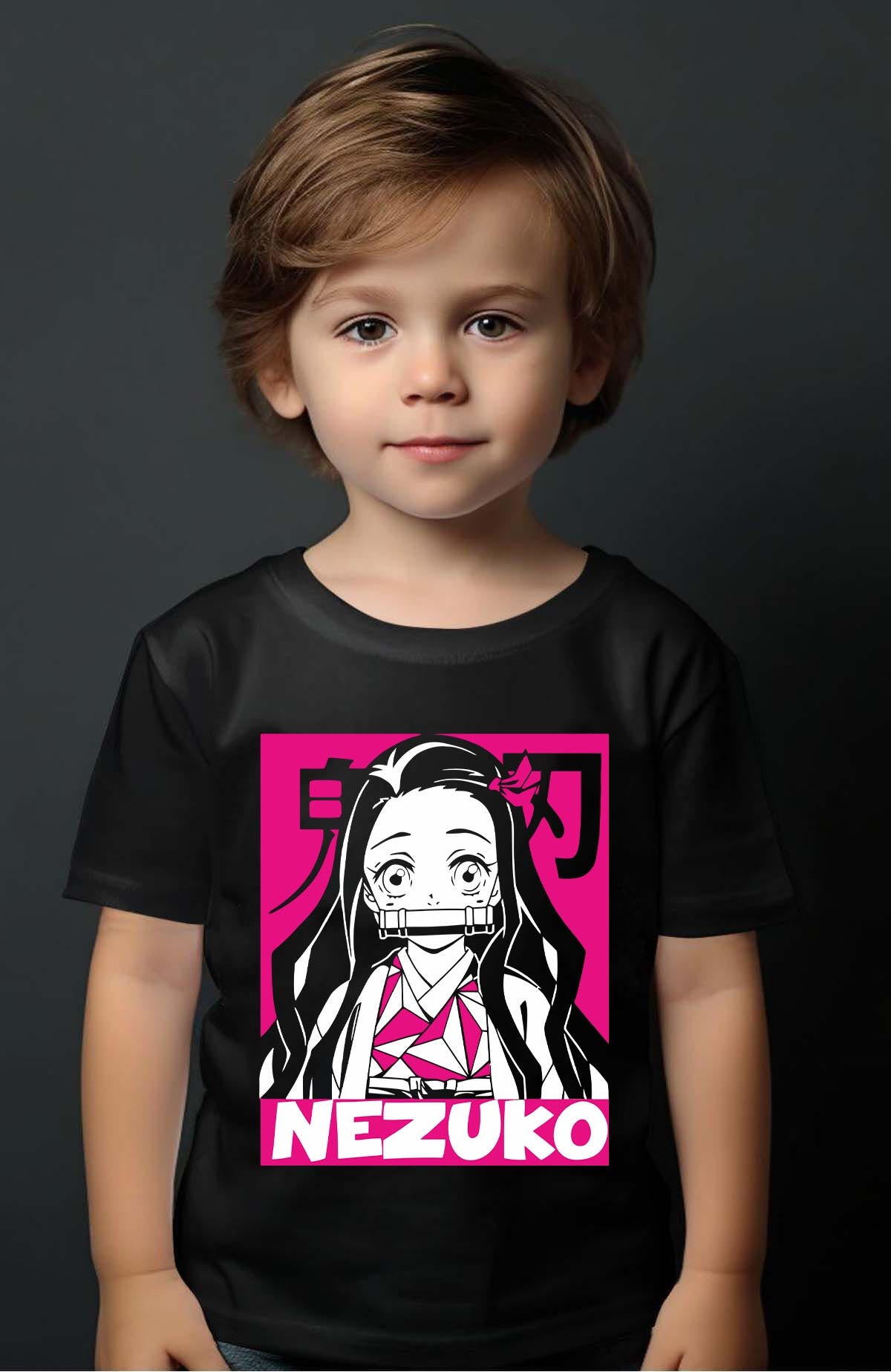 COULEUR:Noir|T-shirt Garçon | DEMONS SLAYER 29 Noir