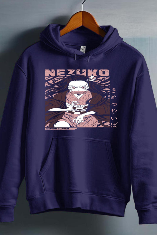 COULEUR:Marine|Sweat Capuche Garçon | DEMONS SLAYER 2 Marine