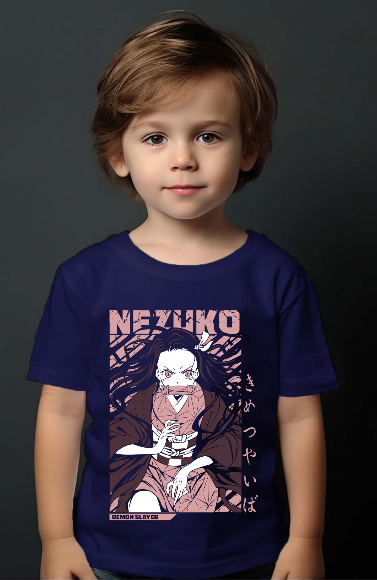 COULEUR:Marine|T-shirt Garçon | DEMONS SLAYER 2 Marine