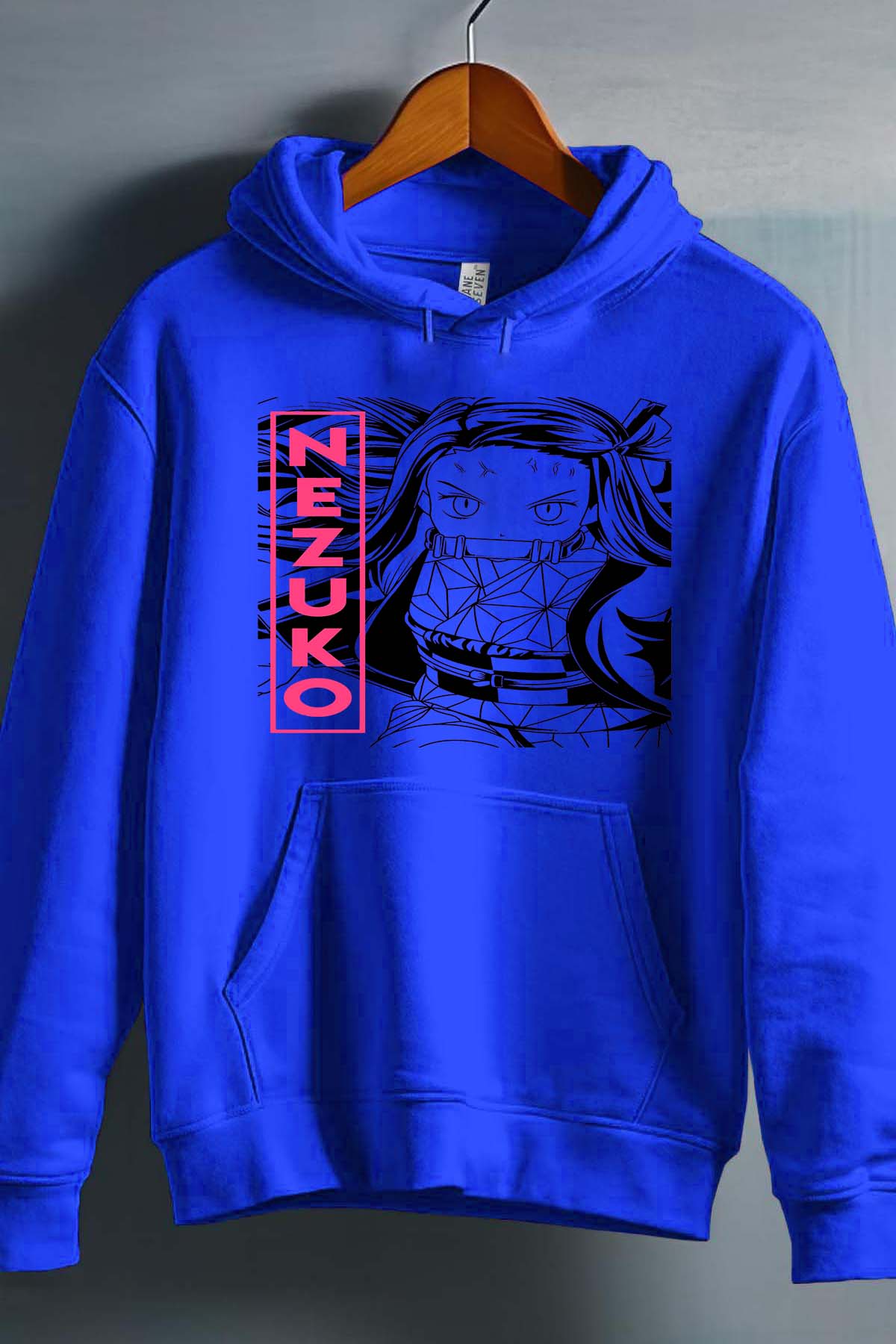 COULEUR:Bleu Roi|Sweat Capuche Garçon | DEMONS SLAYER 30 Bleu Roi