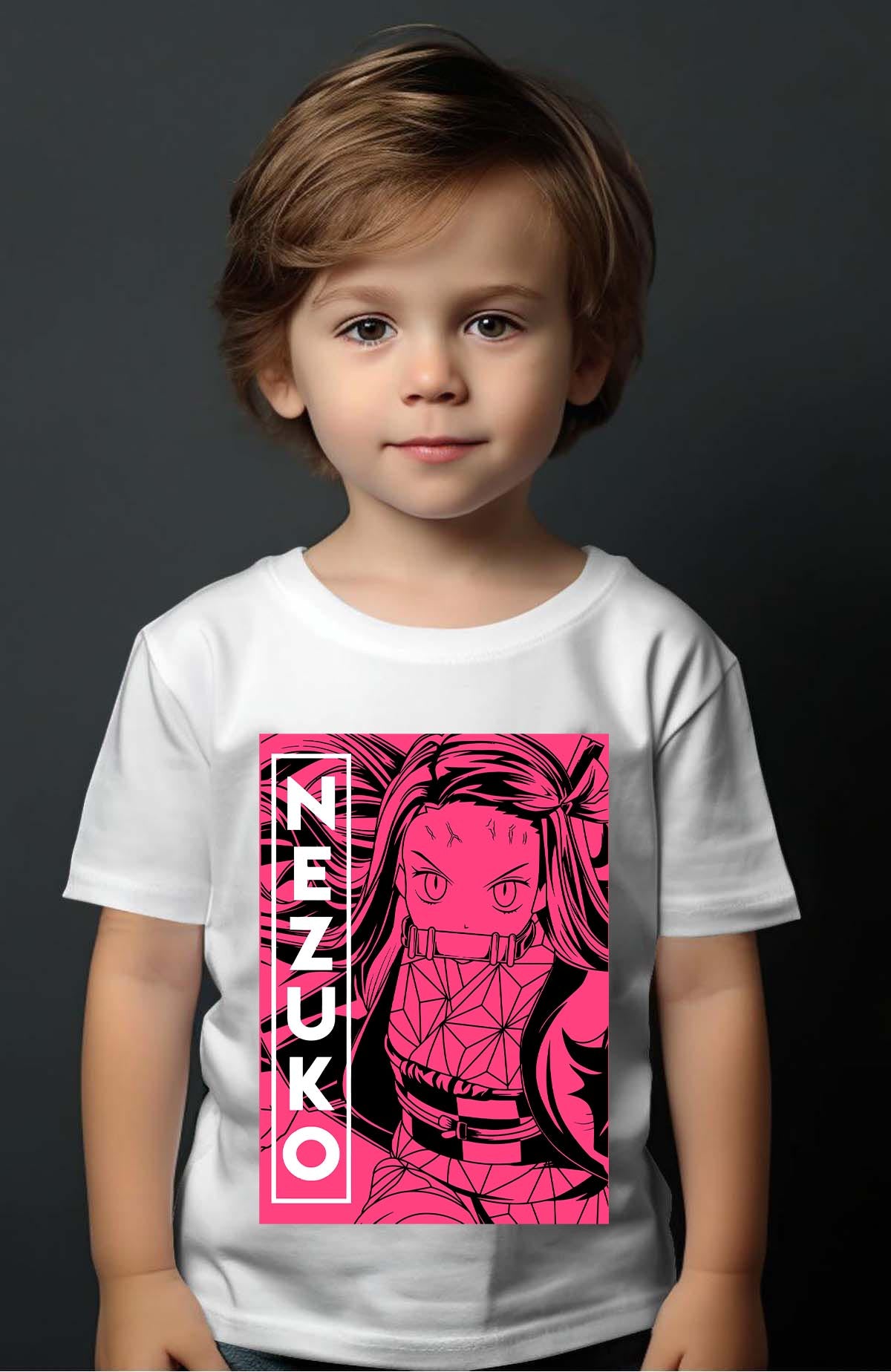 COULEUR:Blanc|T-shirt Garçon | DEMONS SLAYER 30 Blanc