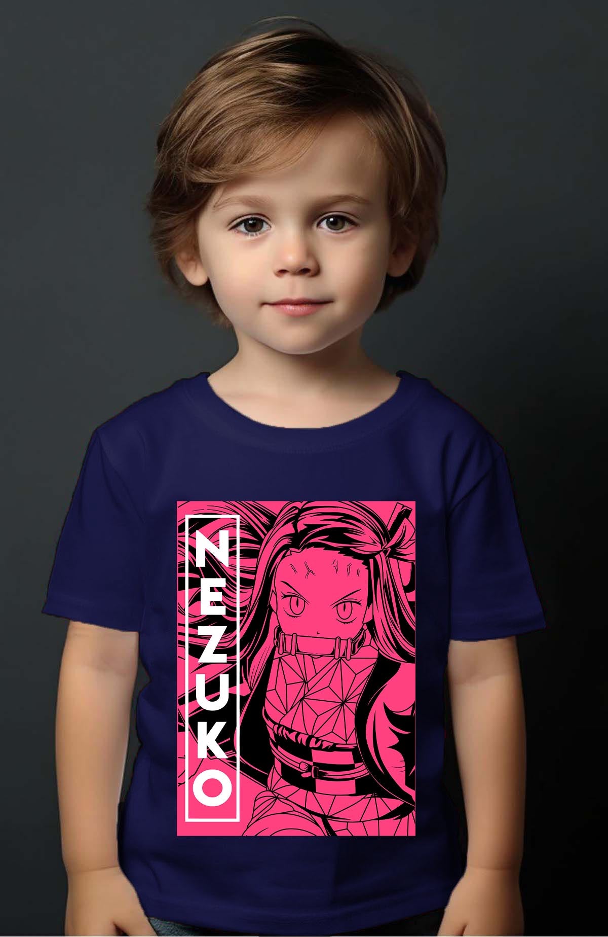 COULEUR:Marine|T-shirt Garçon | DEMONS SLAYER 30 Marine