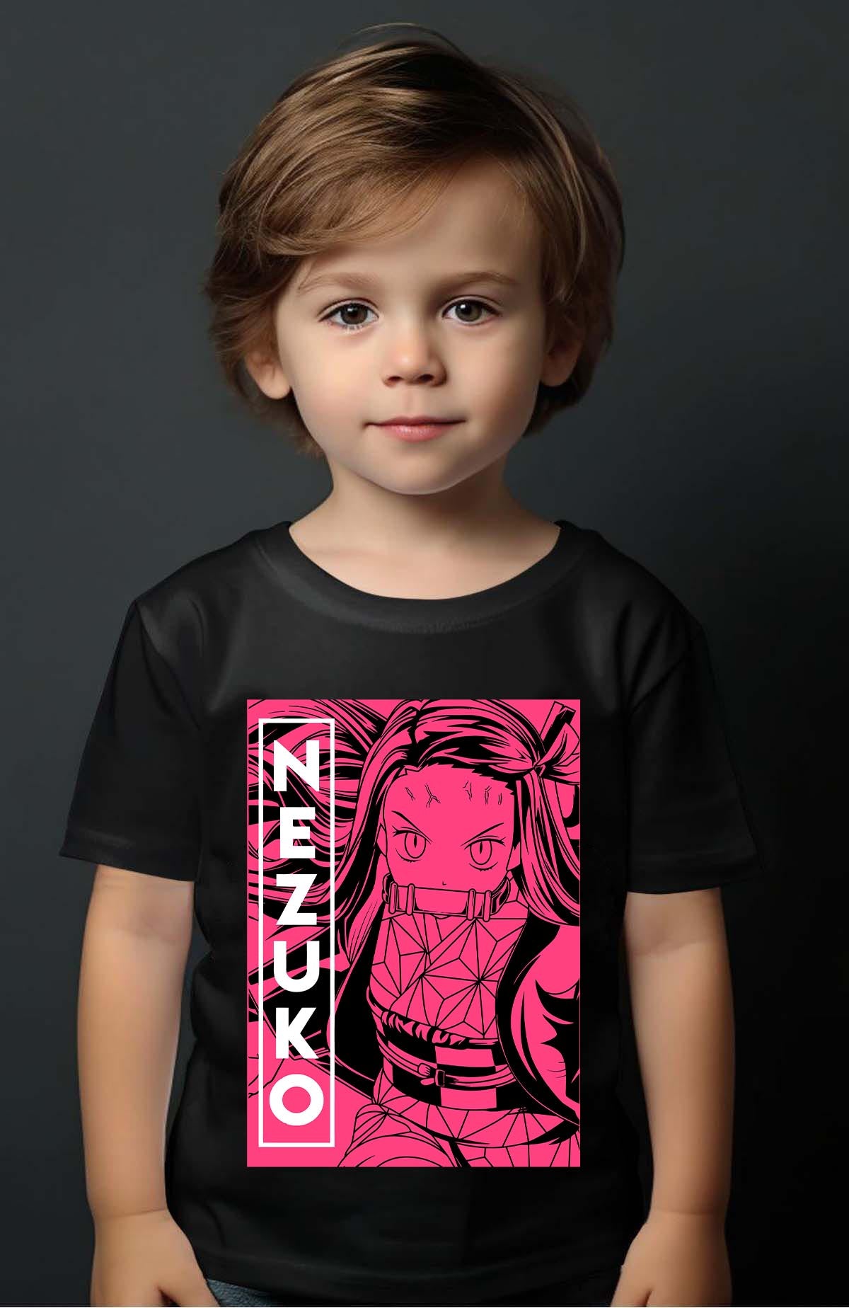 COULEUR:Noir|T-shirt Garçon | DEMONS SLAYER 30 Noir