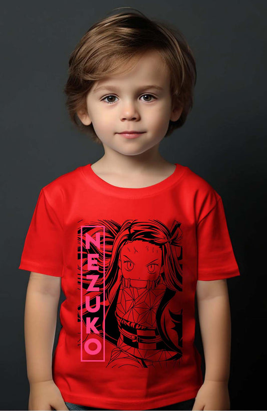 COULEUR:Rouge|T-shirt Garçon | DEMONS SLAYER 30 Rouge
