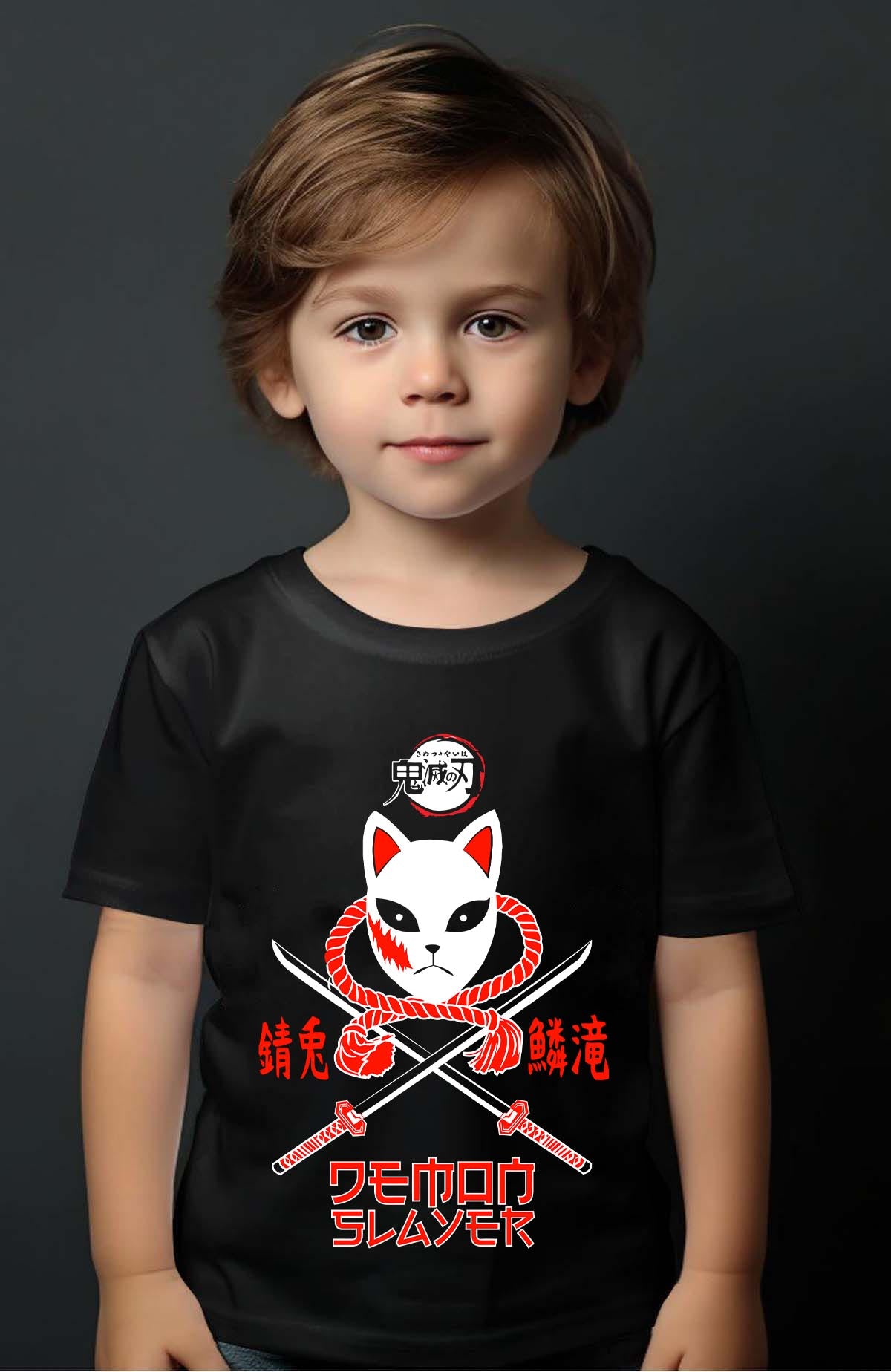 COULEUR:Noir|T-shirt Garçon | DEMONS SLAYER 33 Noir