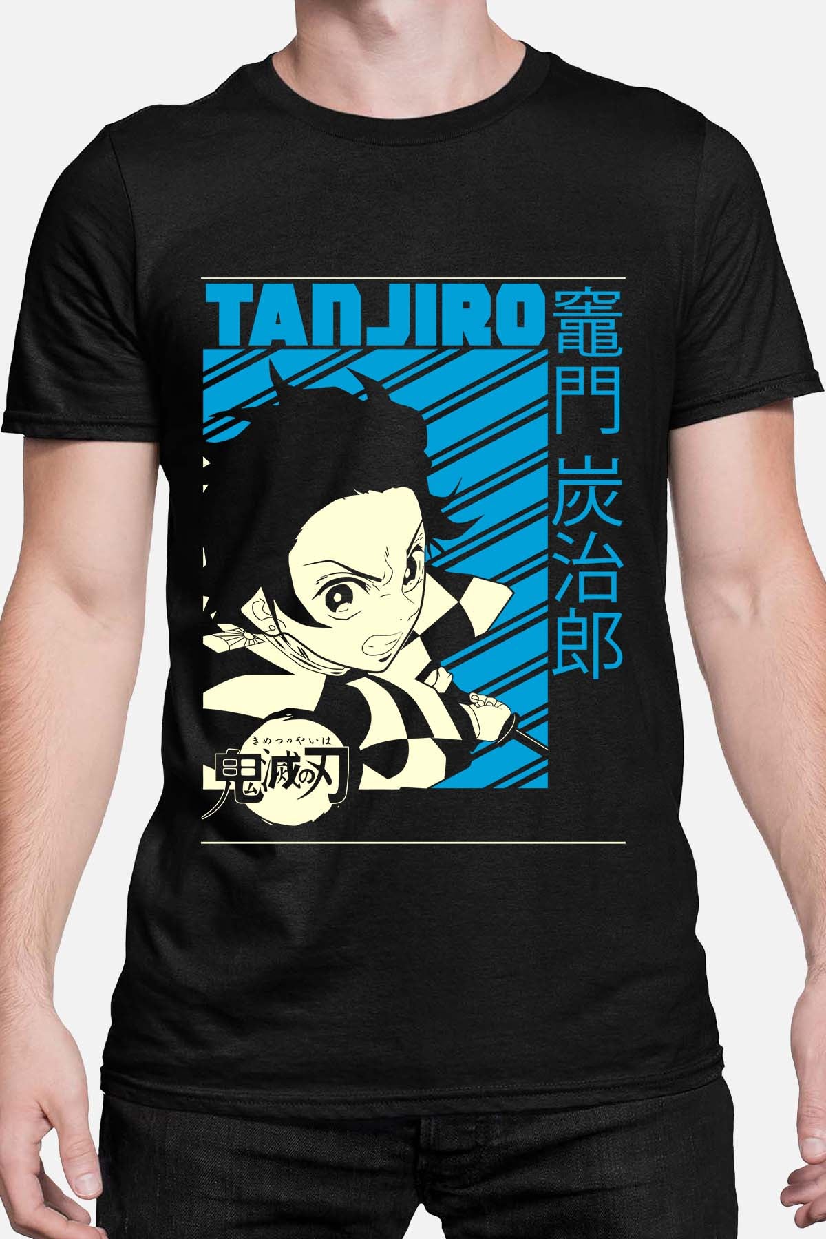 COULEUR:Noir|T-shirt Homme | DEMONS SLAYER 34 Noir
